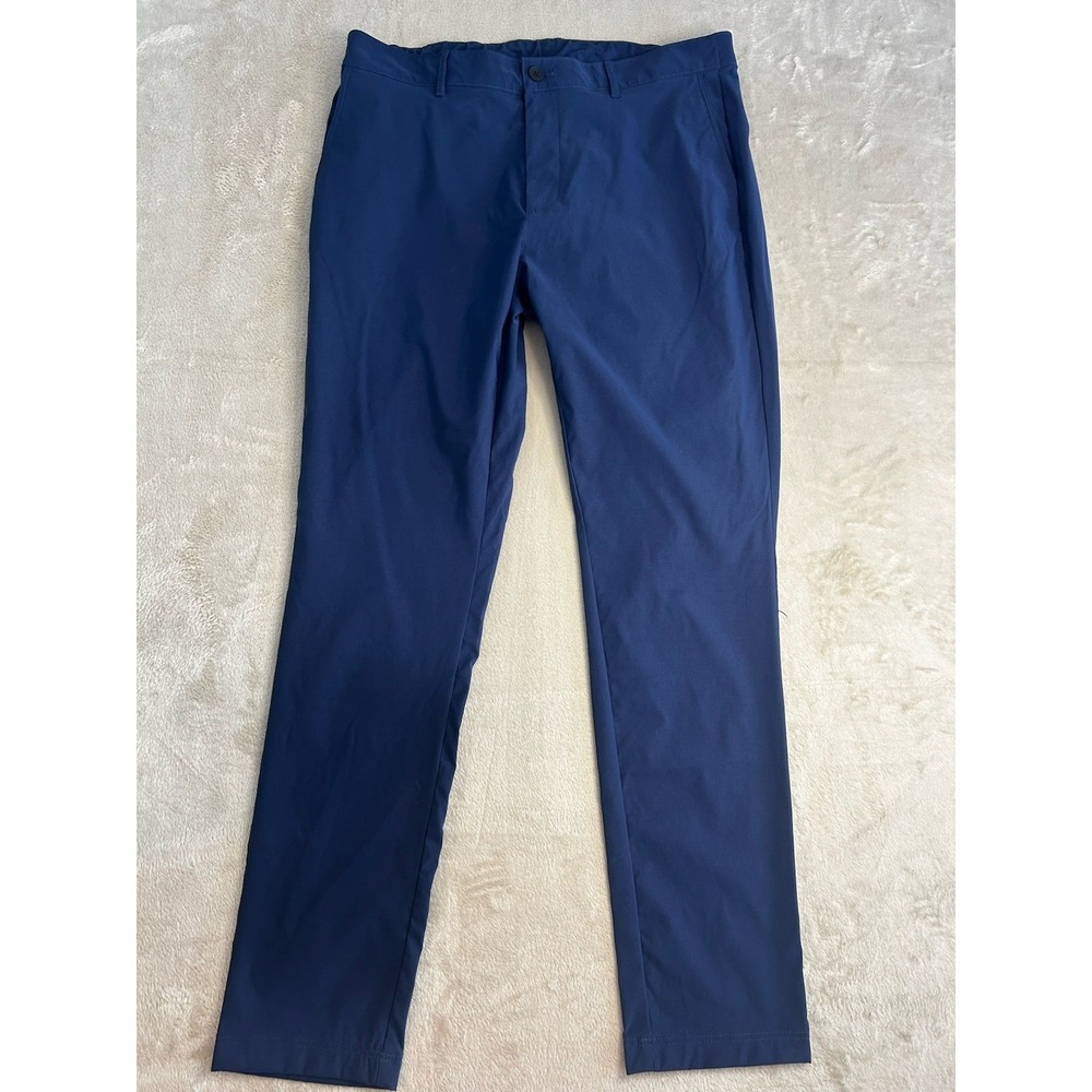 Ben Sherman Men's 38x33 24/7 Packable Motion Navy Blue Chinos Water Repellent - Picture 3 of 7